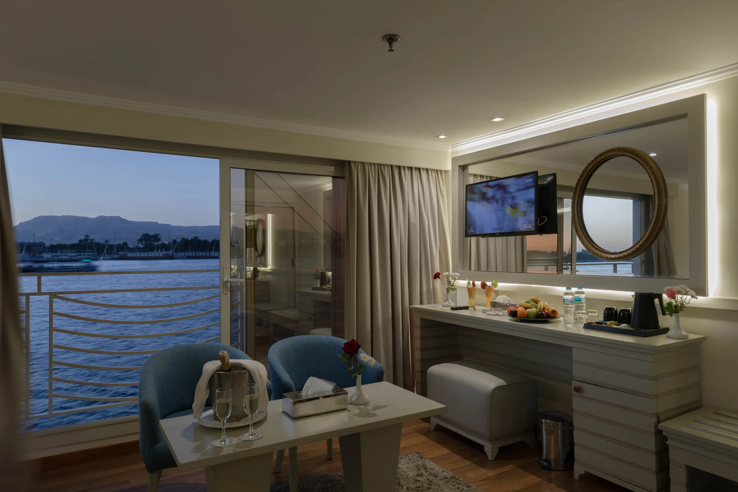 Cabin aboard the Concerto Plus Nile Cruise Nile cruise